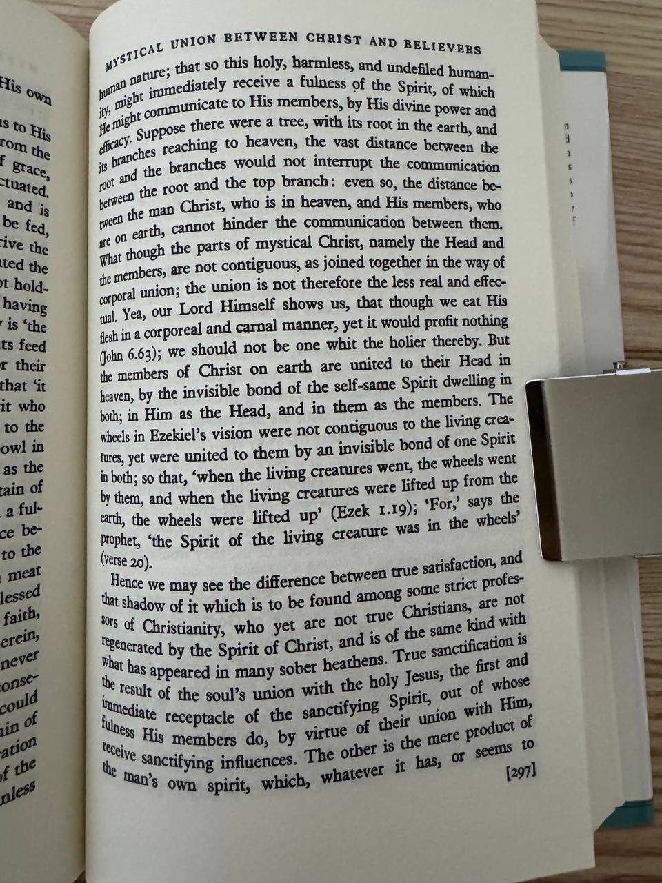 『Human Nature in Its Fourfold State』297ページ。キリストと信者の神秘的結合を、根が地にあり枝が天に届く木にたとえている箇所